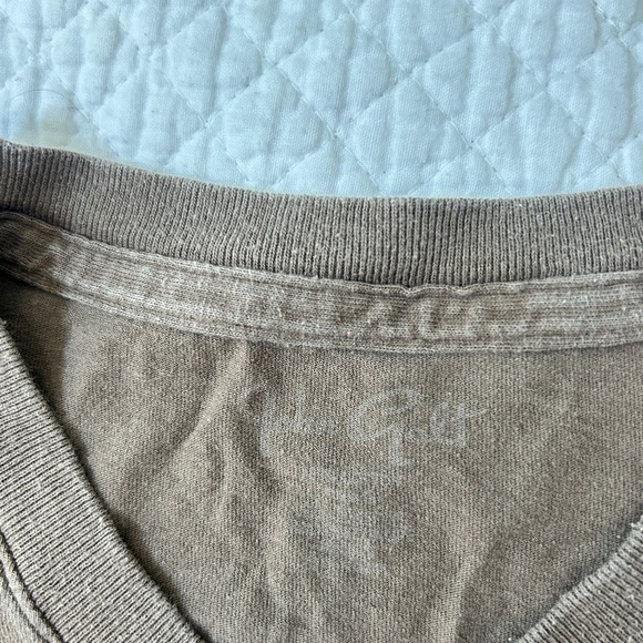 Brandy Melville simple brown tee (s/m) - Picture 2 of 2